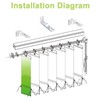 UFURMATE Vertical Blind Bracket, 6 Pcs 4.2 Inch Length Metal