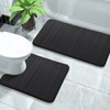 Yimobra Memory Foam Bath Mat Set, 2 Piece Soft Bathroom