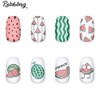 Rolabling Nail Stamping Plate Summer Theme Cute Stamp Plate for