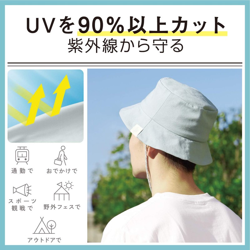 Elecom HCC-H21BU Cool Hat Contact Cooling Feeling Heat Prevention Goods