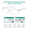 Eyekepper Primavera bisagras Vintage lectura gafas hombres lectores(Transparente Marco,+1.75)