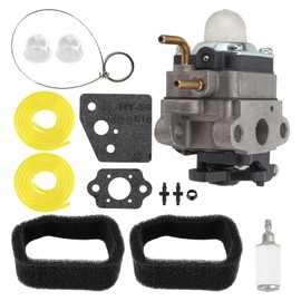 Carbhub 753-06258A TB146EC RY252CS Carburetor Fits for Troy Bilt TB516EC TB146EC Ryobi RY251PH RY252CS RY253SS RY254BC Carb Fit 2 Cycle 25cc String Trimmer Brush Cutter Edger Cultivator
