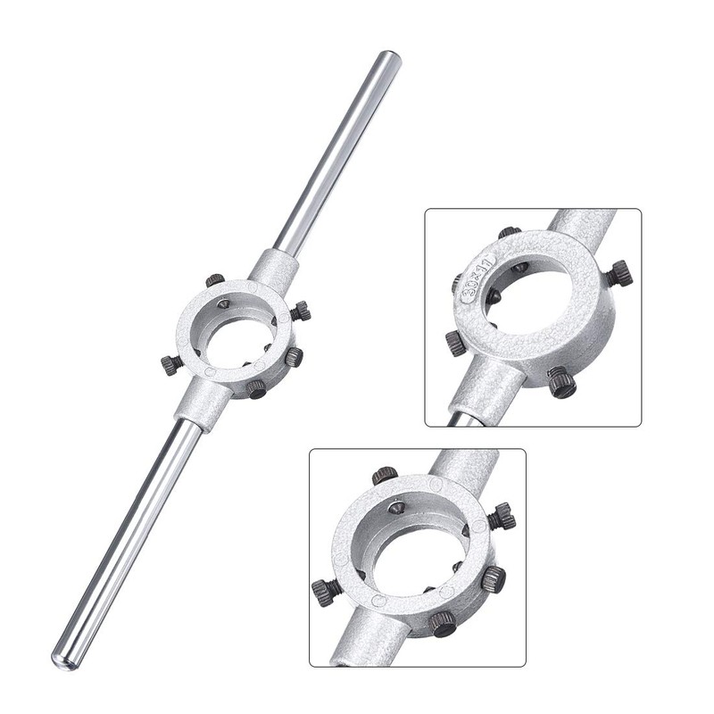 sourcing map Die Stock Handle Wrench Holder for Metric M10-M11