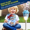 ROHSCE Automatic Bubble Machine with LED Lights & Music, Tall