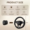 Car Steering Wheel Covers Black Steering Wheel Covers Soft Leather