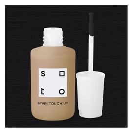 soto Ebony Real Wood Stain Touch Up, Furniture Repair (No. 70 Mars Black) - 20 Milliliters of Semi-Transparent Varnish Cover Up for Wood Cabinets, Doors, Trim, Interior/Exterior