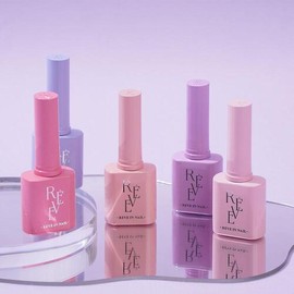 classic nail Revgel Glowish Summer Glitter Gel 10 Piece Set + 2 Top Gels / 레브젤 글로위시 여름 글리터젤 10종 세트+탑젤2개