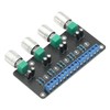 Passive Audio Signal Splitter 1 in 4 Out Volume Knob