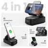 Cell Phone Stand with Instant Wireless Induction Bluetooth Speaker, No