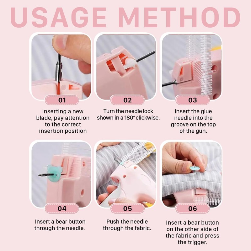 Quick Clothing Fixer, Mini Stitch Gun For Clothes, Clothing Stitch
