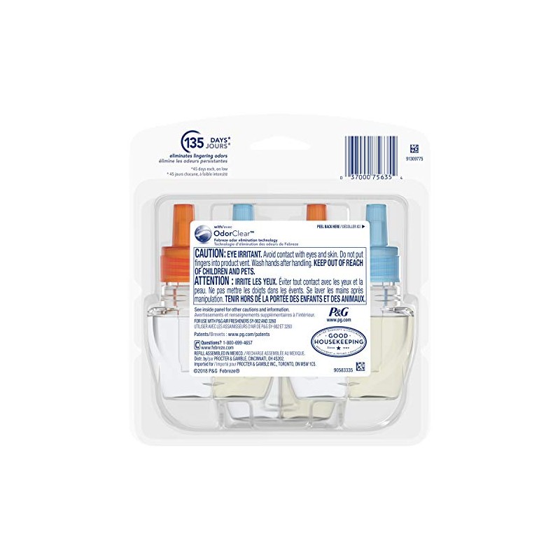 Febreze Plug Air Freshener Oil Refill, Hawaiian