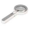 Handheld LED Magnifying Glass Touch Control Rechargeable Portable Illuminated Magnifier