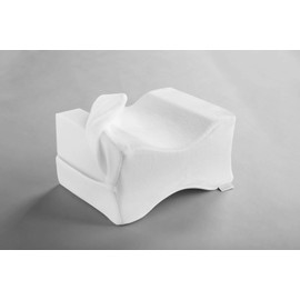 Dormisette Q895: A knee cushion for side sleepers, breathable, 26 x 20 x 16 cm, white
