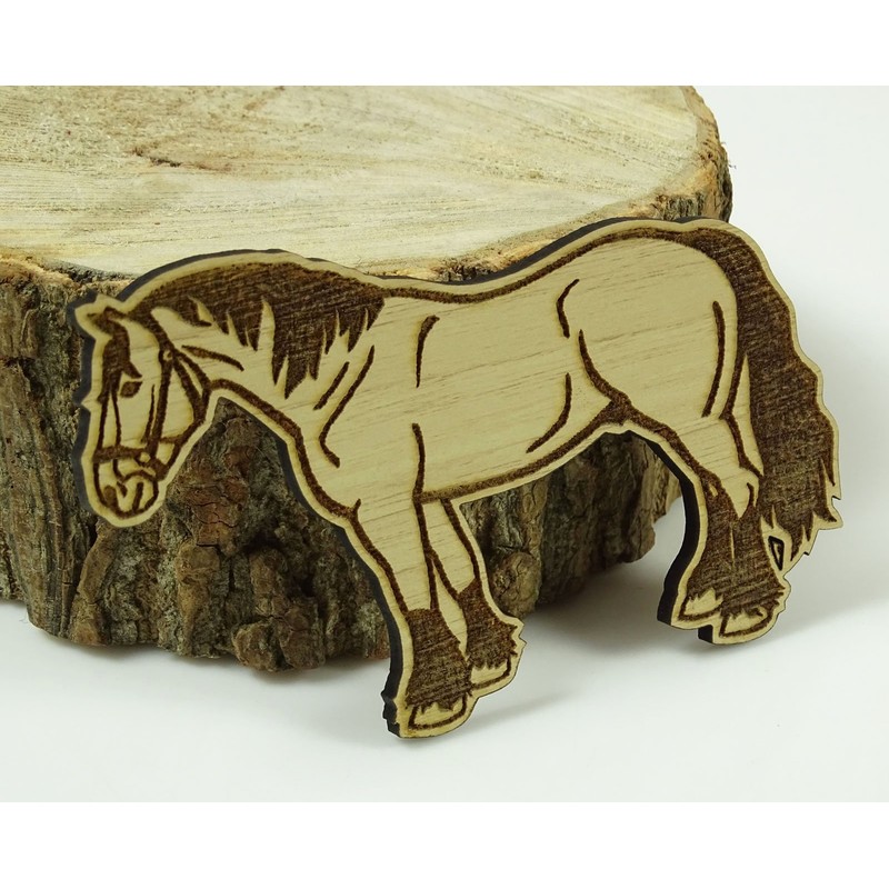 Wooden Horse Magnet Souvenir Animal Fridge Magnet Gift