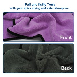 Austepax Poliertuch 8er Set Auto Trockentuch, Mikrofasertücher 40x30cm Reinigungstücher Extrem weich & fusselfrei, Saugstarke für Haushaltsreinigung und Autopflege