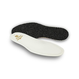 Pedag Siesta Insoles | Made in Germany | Arch Support for Flat Feet | Flexible Metatarsal Support | Ideal for Boots & High Heels | Active Charcoal Filter | White | US W12/M9/ EU 42