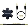 bairutong 5-Jack Multi Headphone Audio Splitter,Headphone Jack Splitter,Audio Splitter with