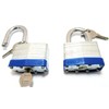 Toolzone 2Pc 50mm Laminated Padlock Keyed Alike