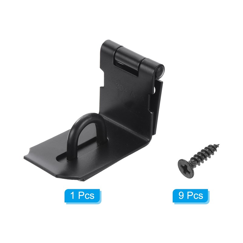PATIKIL 4 Inch Door Locks Hasp Latch, 90 Degree Right