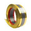 ETOPARS Car Door Sill Protector Strips Carbon Fiber Gold Auto