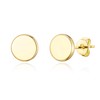 Philip Jones Gold Plated Round Dot Stud Earrings