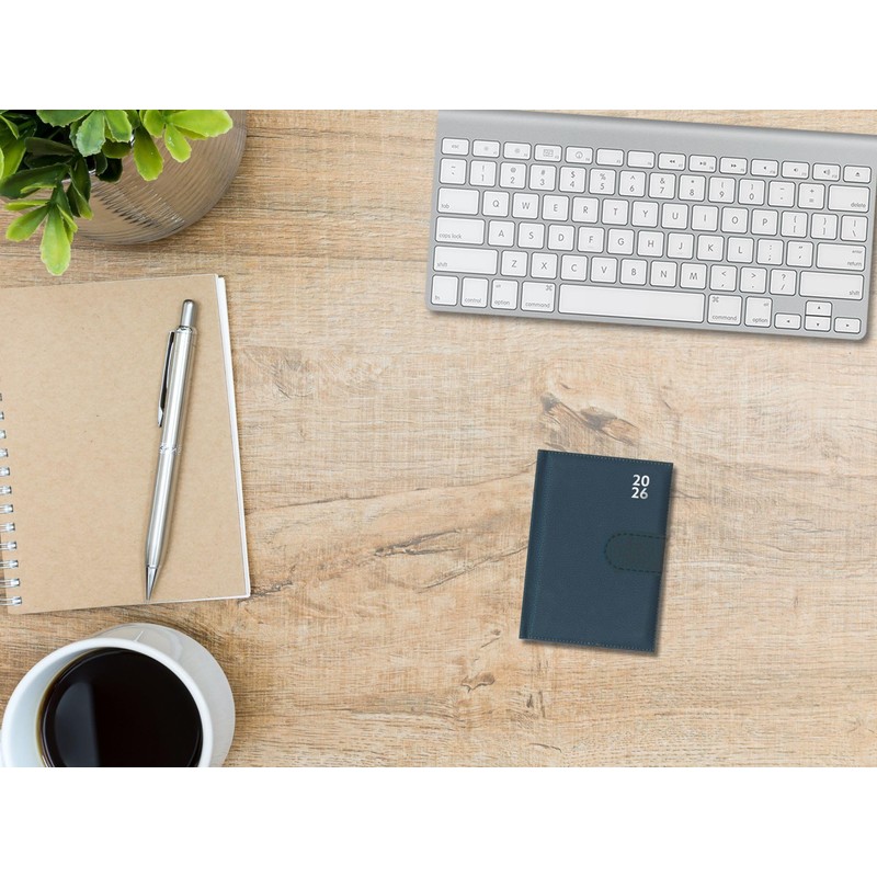 2026 A7 Diary Week Day Per Page - Compact Navy