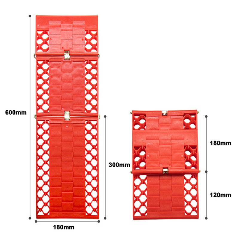 Car Recovery Traction Board Foldable Off-Road Vehicle Escape Track Mat