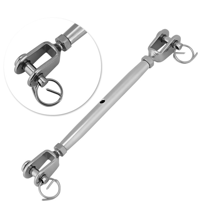Qiilu Frame Turnbuckle Jaw Turnbuckle Jaw Bolt Stainless Steel Body