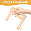 SEWACC Wooden Soap Cutter for Soap Making, Adjustable Soap Cutter,