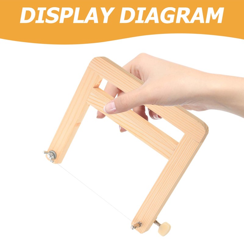 SEWACC Wooden Soap Cutter for Soap Making, Adjustable Soap Cutter,