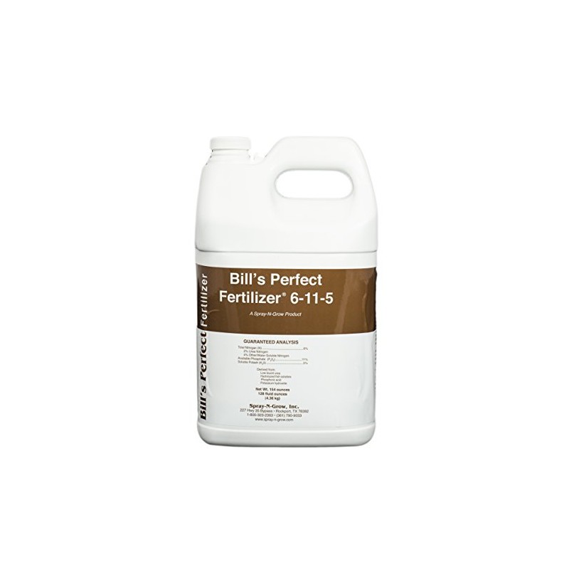 Spray-N-Grow BILL1G Bill's Perfect 6-11-5 Liquid Fertilizer, 1 Gallon