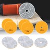 10Pcs 3in Sanding Discs Pads Buffing Polishing Diamond Marble Concrete