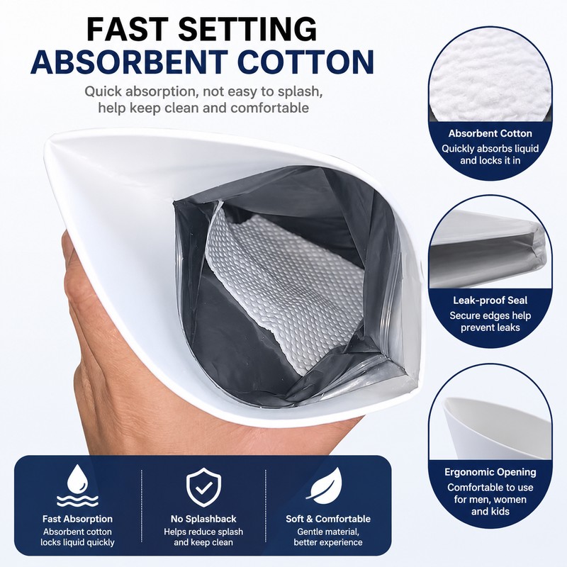 Portable Emergency Urine Bag for Travel & Outdoor Use –