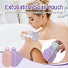 Silicone Soap Bag, Dual-Sided Soap Box Scrubber, Quick-Dry Soap Saver