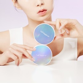 Cellhappyco Vegan Collagen Cushion (Main Product 15g + Refill 15g) / 셀해피코 비건 콜라겐 쿠션(본품15g+리필15g)
