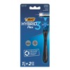 BIC Hybrid 3 Flex Refillable Men's Razor Kit, 90% Recycled
