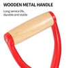 HANTOP Flat Spade Garden Shovel Edging Shovels with Wooden Handle