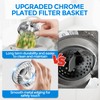 zaa Kitchen Sink Drain Strainer - Kitchen Sink Stopper,Stainless Steel