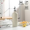 Sweejar Olive Oil Dispenser Bottle for Kitchen, 18 Oz Ceramic
