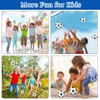 Tcvents 12 PCS Small Soccer Balls, Inflatable 4'' Mini Soccer