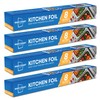 4 Pack Tin Foil Roll | 32M Aluminium Kitchen Everyday