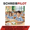 SCHREIBPILOT Writing Book for ABCs with Pre-Embossed One to Three