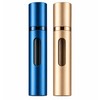 2-Pack Refillable Perfume Atomizer Bottles for Travel – 5ml/10ml Bottom-Fill