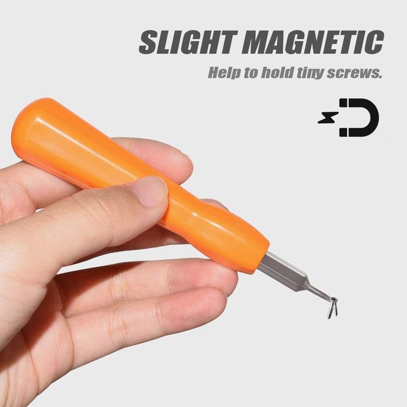 2Pcs Doorbell Screwdriver Set Precision Screwdriver Kit Magnetic Double-Ended Screwdriver