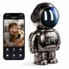 DYPCO Indoor Security Clock Camera with Temperature and Humidity Monitoring,