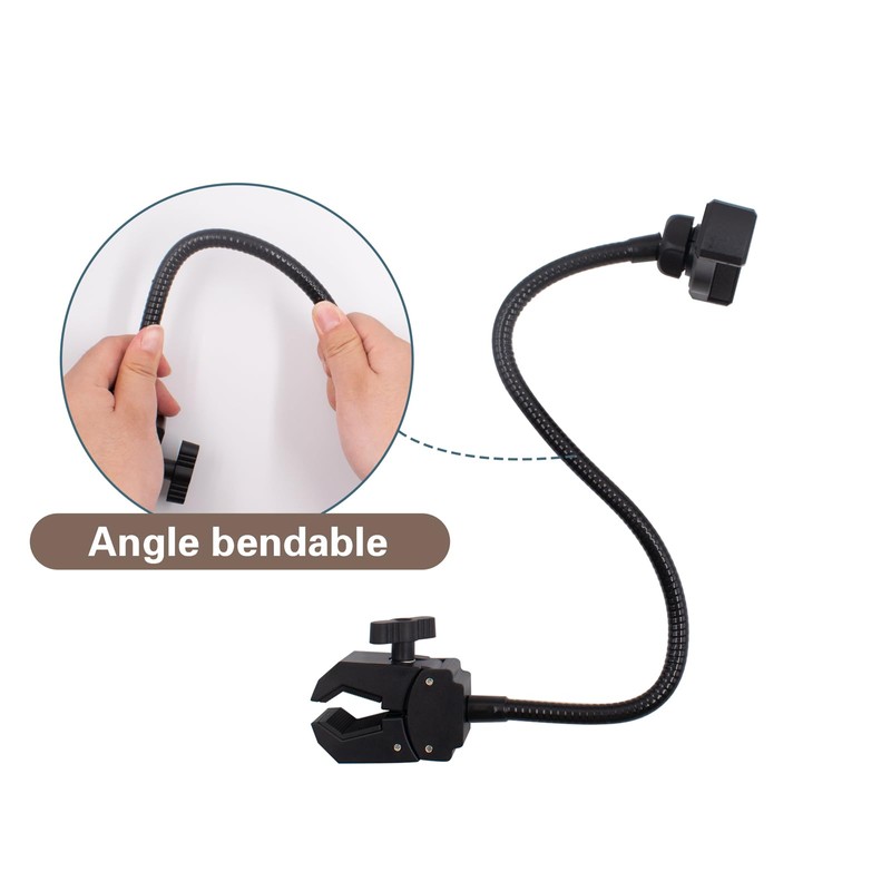 Gooseneck Phone Holder, 360-degree Rotating Flexible Adjustable Long Arm Phone