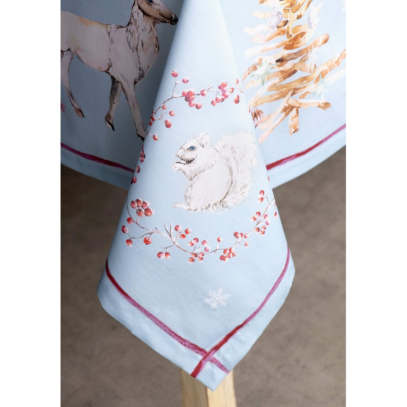 Maison d' Hermine Fairytale Forest 100% Cotton Tablecloth for the