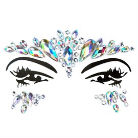 BFG66x3 Face Glitter Gemstones Sticker Glitter Rhinestones Face Make-Up Pack of 3