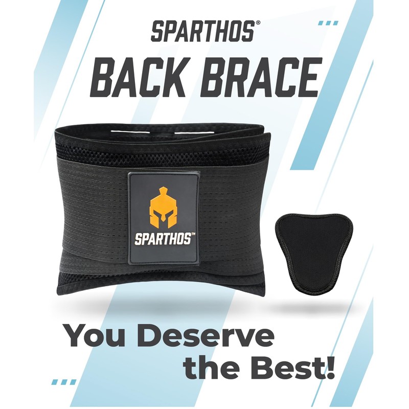 Sparthos Lumbar Support Belt - Immediate Relief from Back Pain,