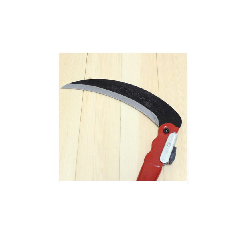 Folding Steel Hand Sickle Gardening Farming Weed Remover Scythe Blade
